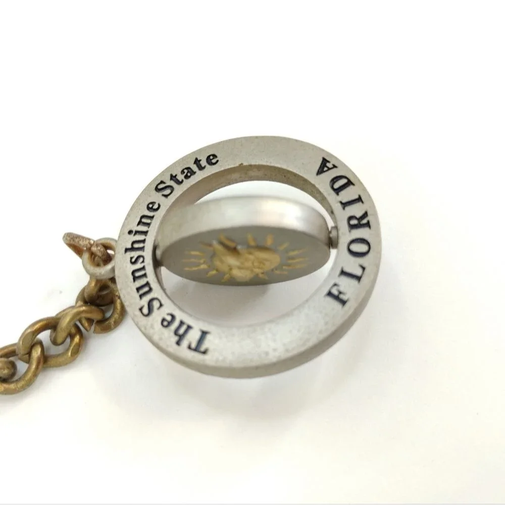 Florida Sunshine State Keychain Spinner
